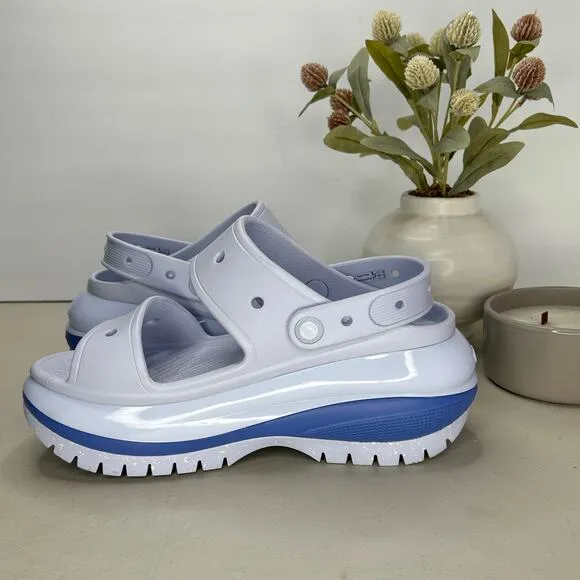 Crocs Classic Mega Crush Clog Sandal Platform Dreamscape Blue Women 8/Men 6