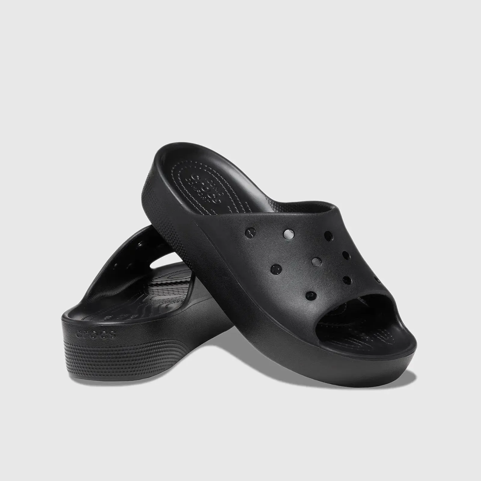 Crocs Classic Platform Slide Black