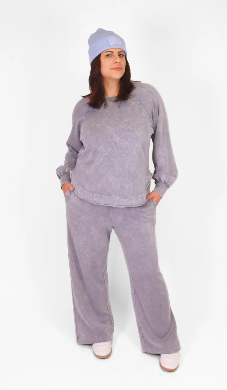 Cropped Palazzo Silver