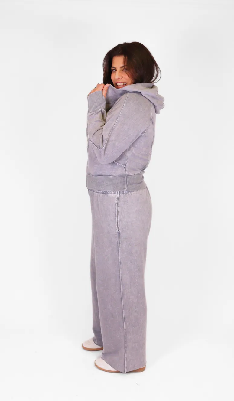 Cropped Palazzo Silver