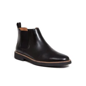 DEER STAGS Mens Black Goring Rockland Round Toe Boots Shoes 9.5 M