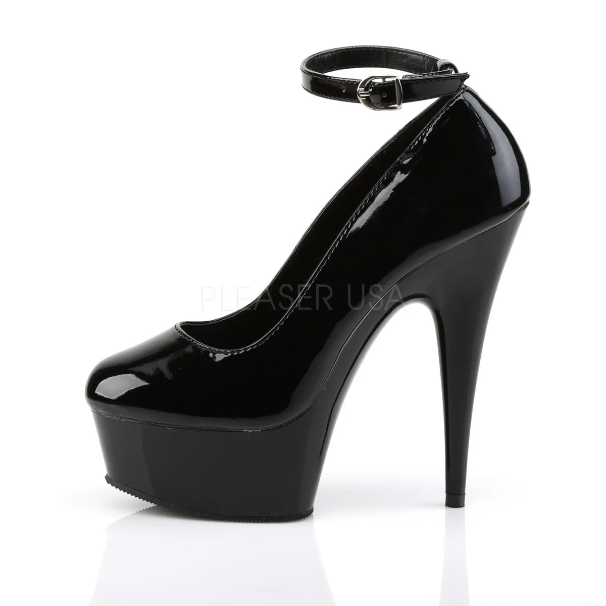 DELIGHT-686  Black Patent/Black