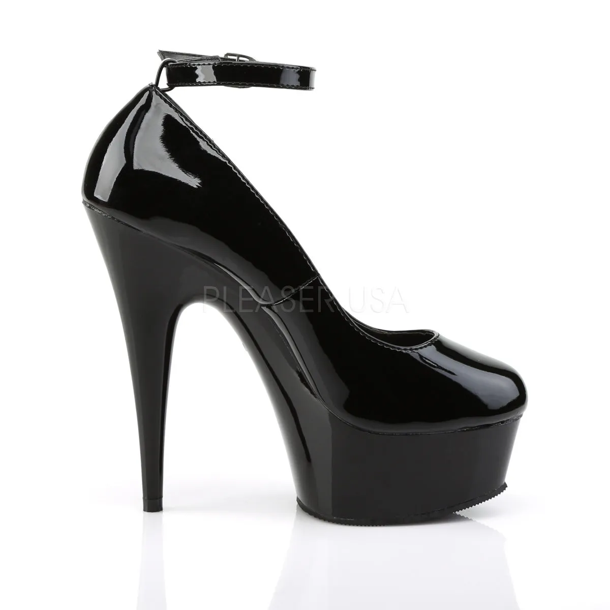 DELIGHT-686  Black Patent/Black