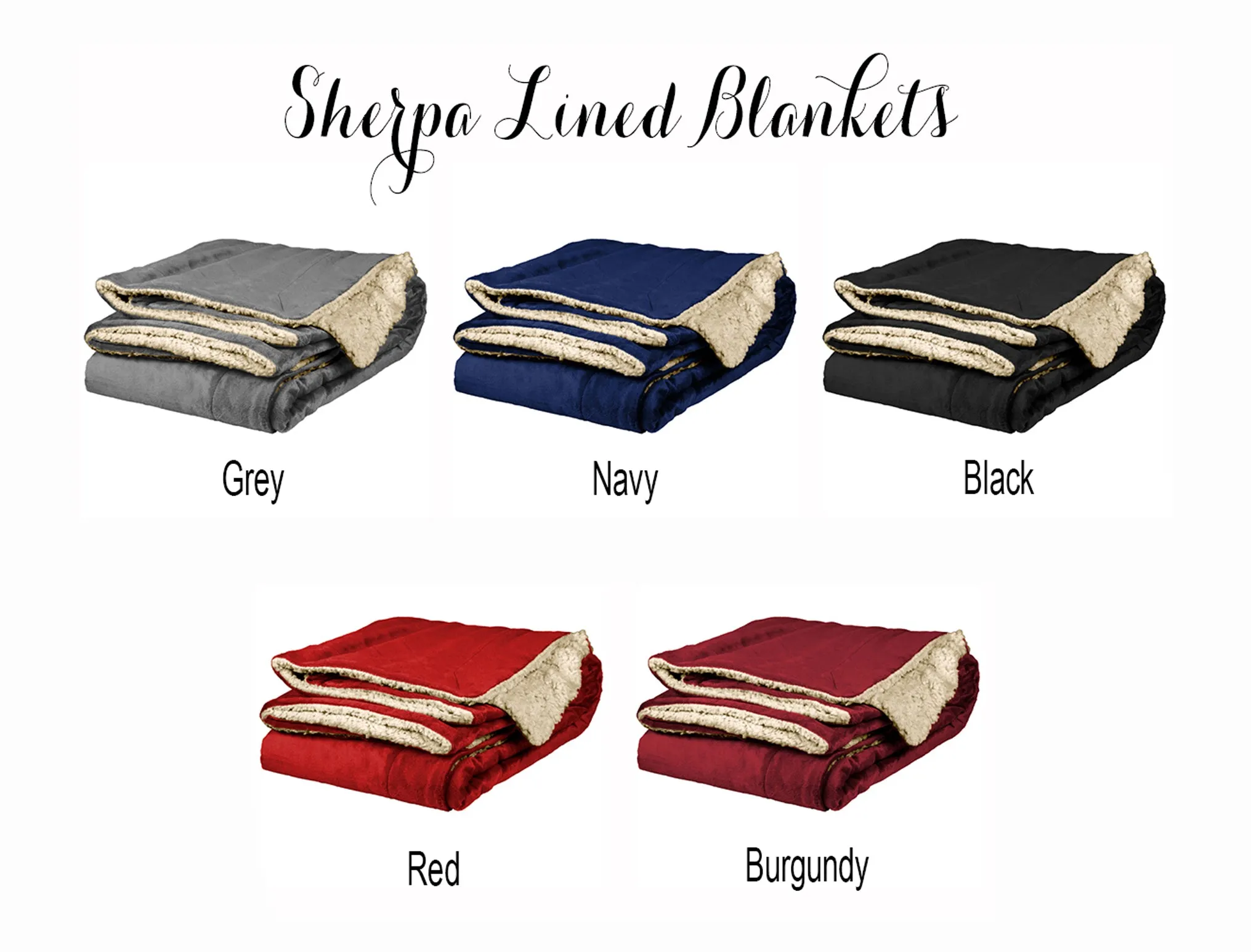 Delta Sigma Phi Sherpa Lined Blanket