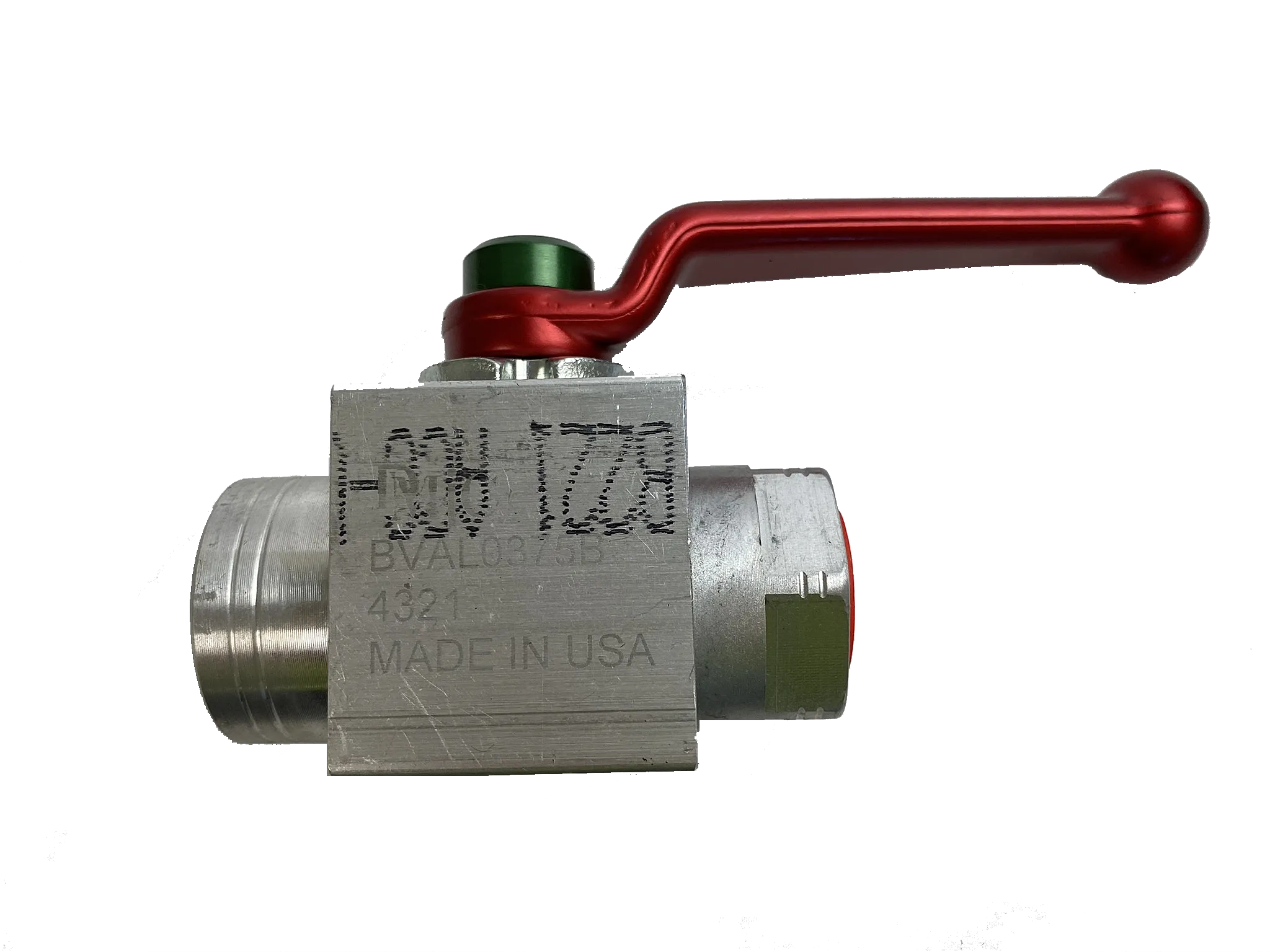 DMIC Ball Valve BVAL0375B4321, 3/8" BSPP, Max. 600PSI