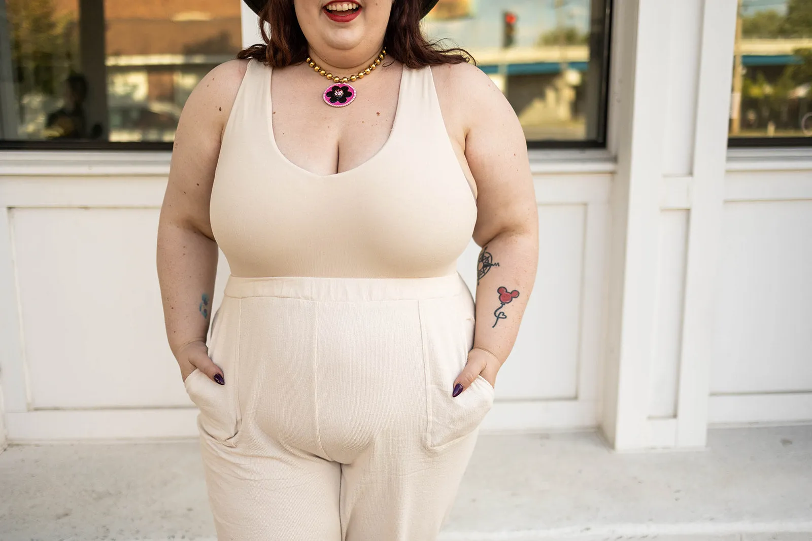 doja jumper in cream