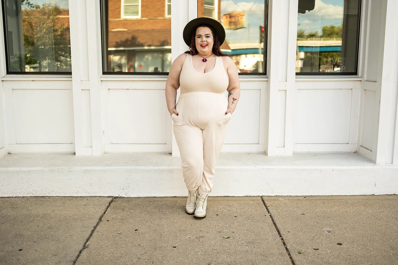 doja jumper in cream
