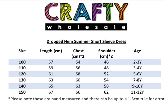 Dropped Hem Summer Short Sleeve Dress - Pink