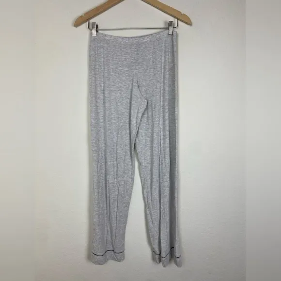 Eberjey Gisele long pj set gray modal super soft pajama set 2 piece