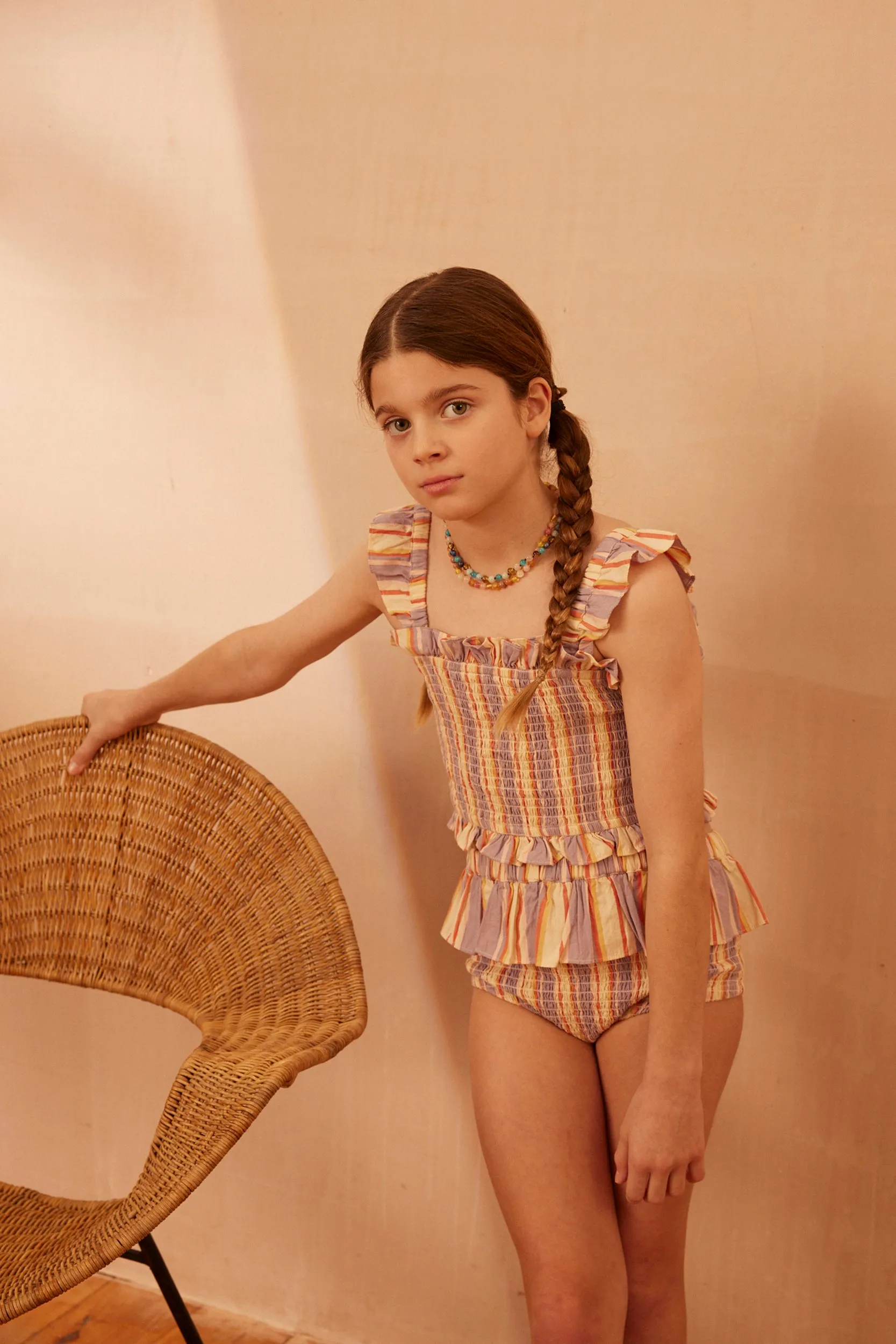 Elvira Beach Set - Rustrel Stripe/50's Floral (EXCLUSIVE)
