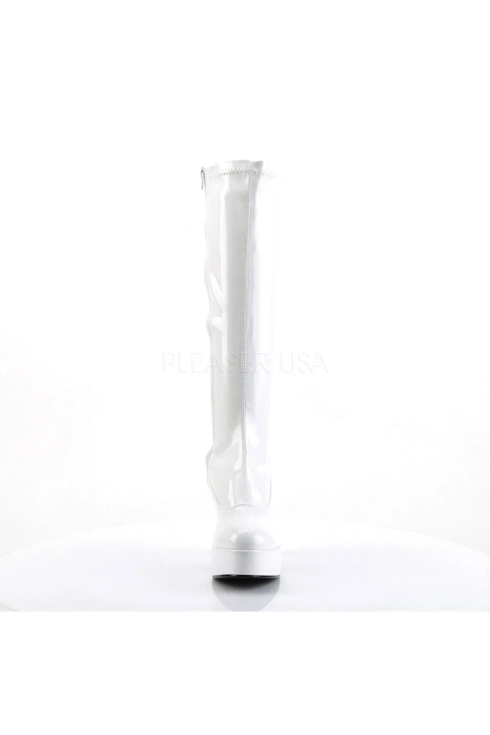 EXOTICA-2000 Go Go Boot | White Patent