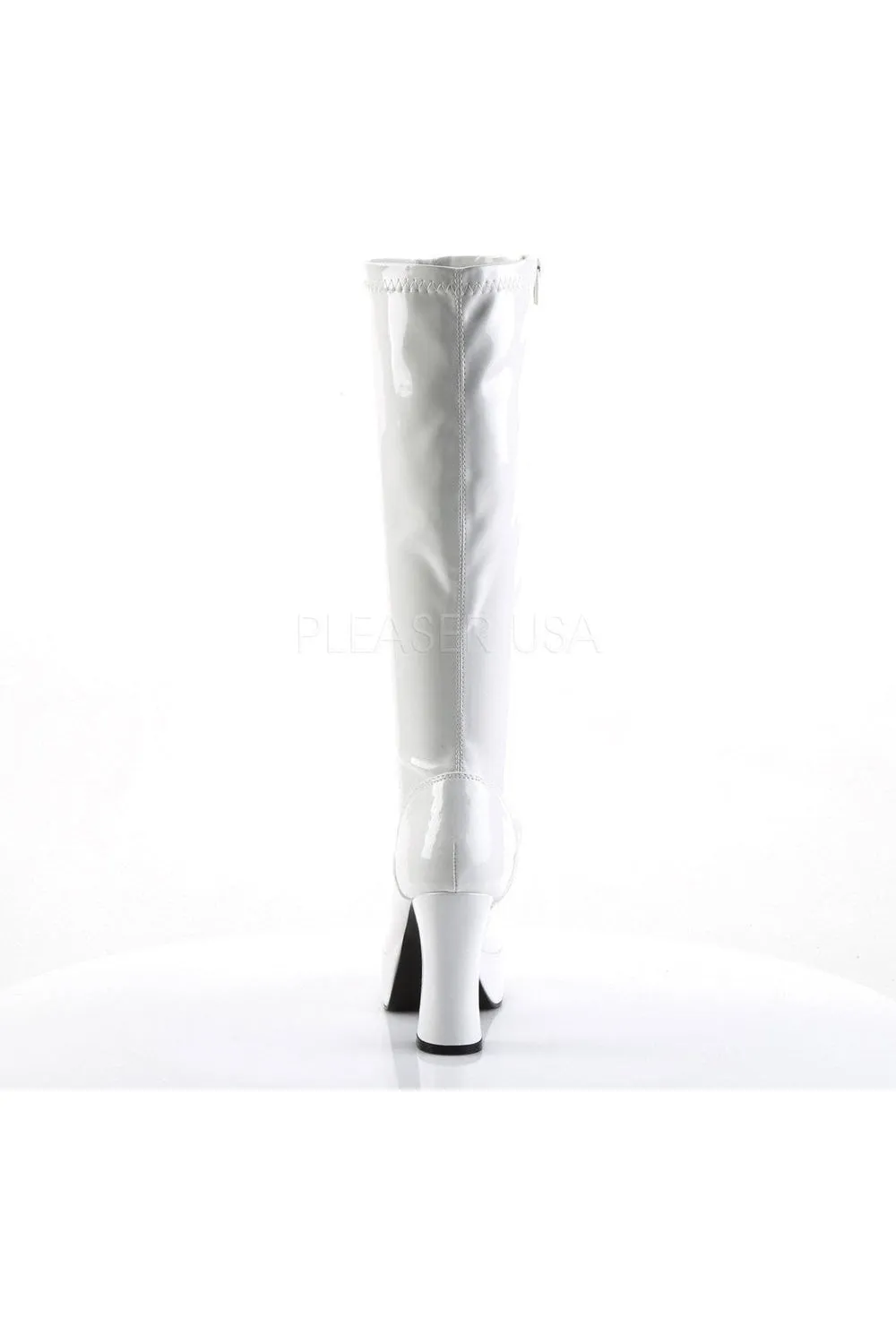 EXOTICA-2000 Go Go Boot | White Patent