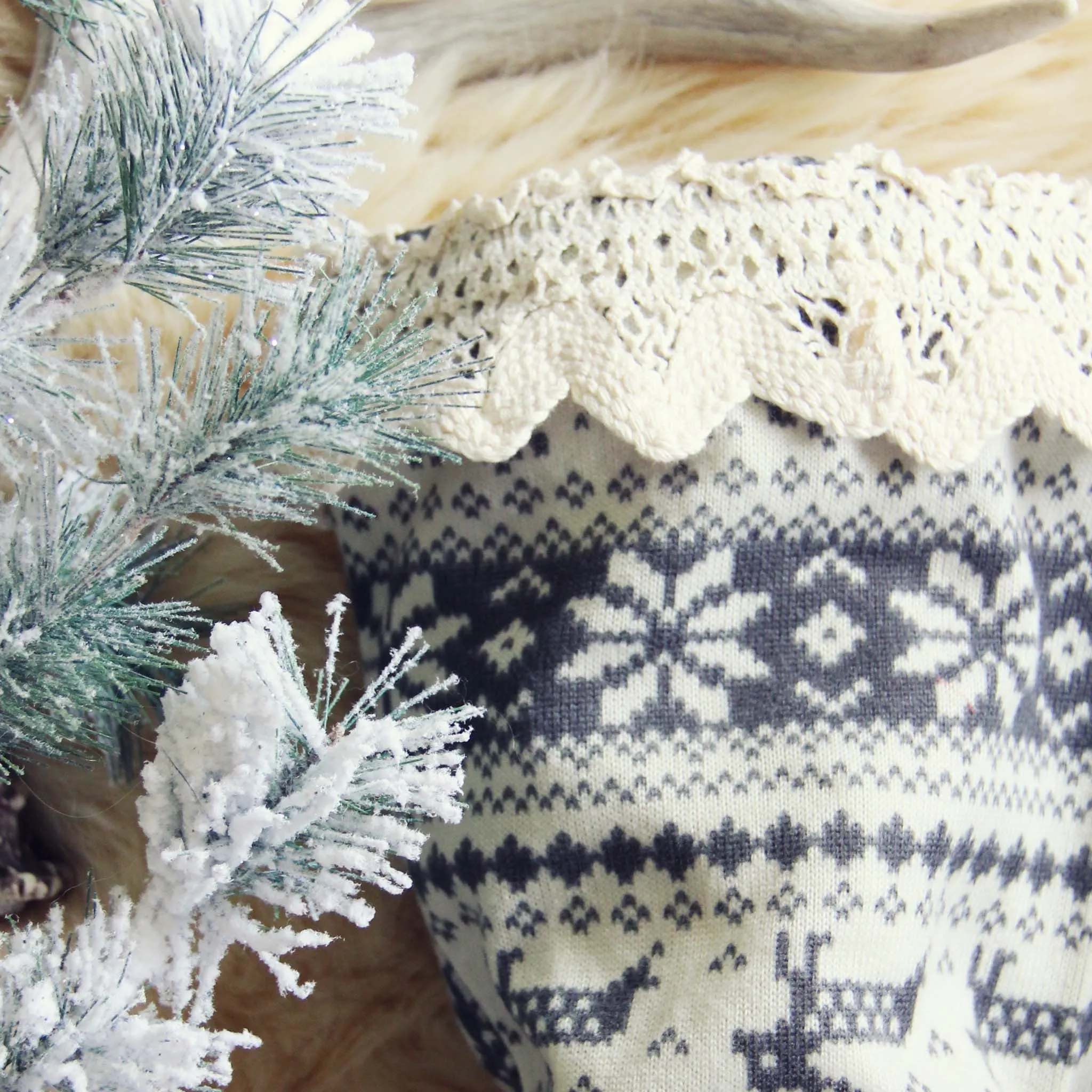 Fair Isle Boot Socks