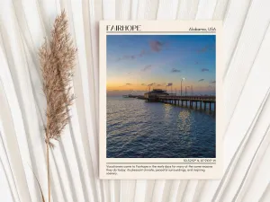 Fairhope Wall Art Canvas, Alabama, USA