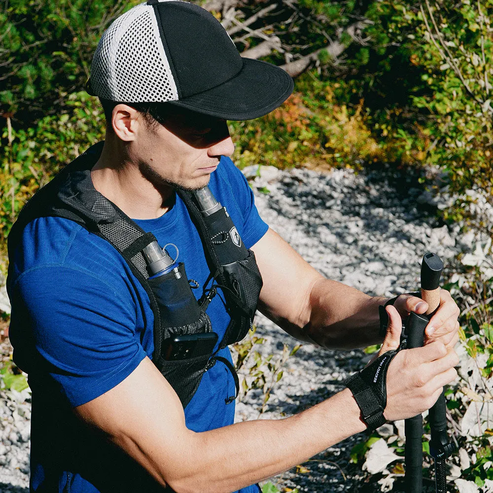 Faltbare Trailrunning Stöcke aus Carbon