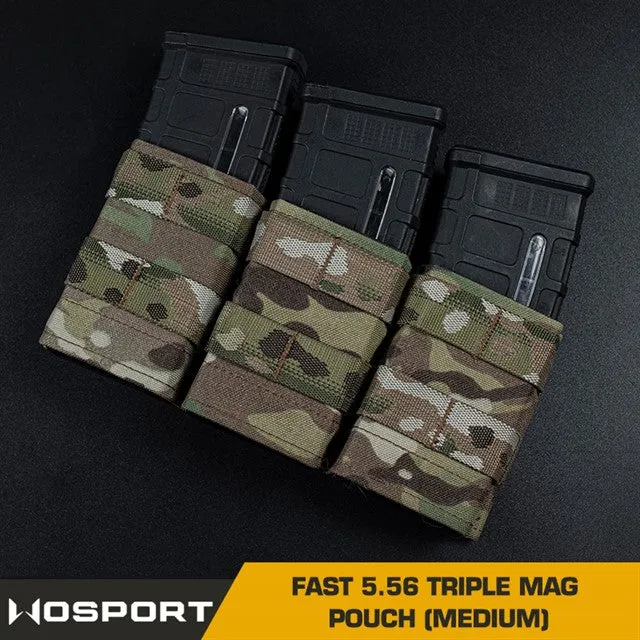 FAST Type Triple 5.56 Magazine Pouch  (Medium) - Coyote