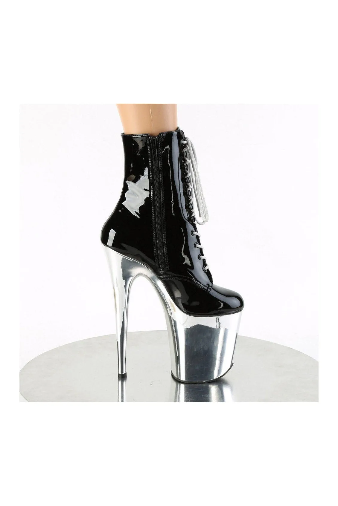 FLAMINGO-1020 Exotic Boot | Black Patent