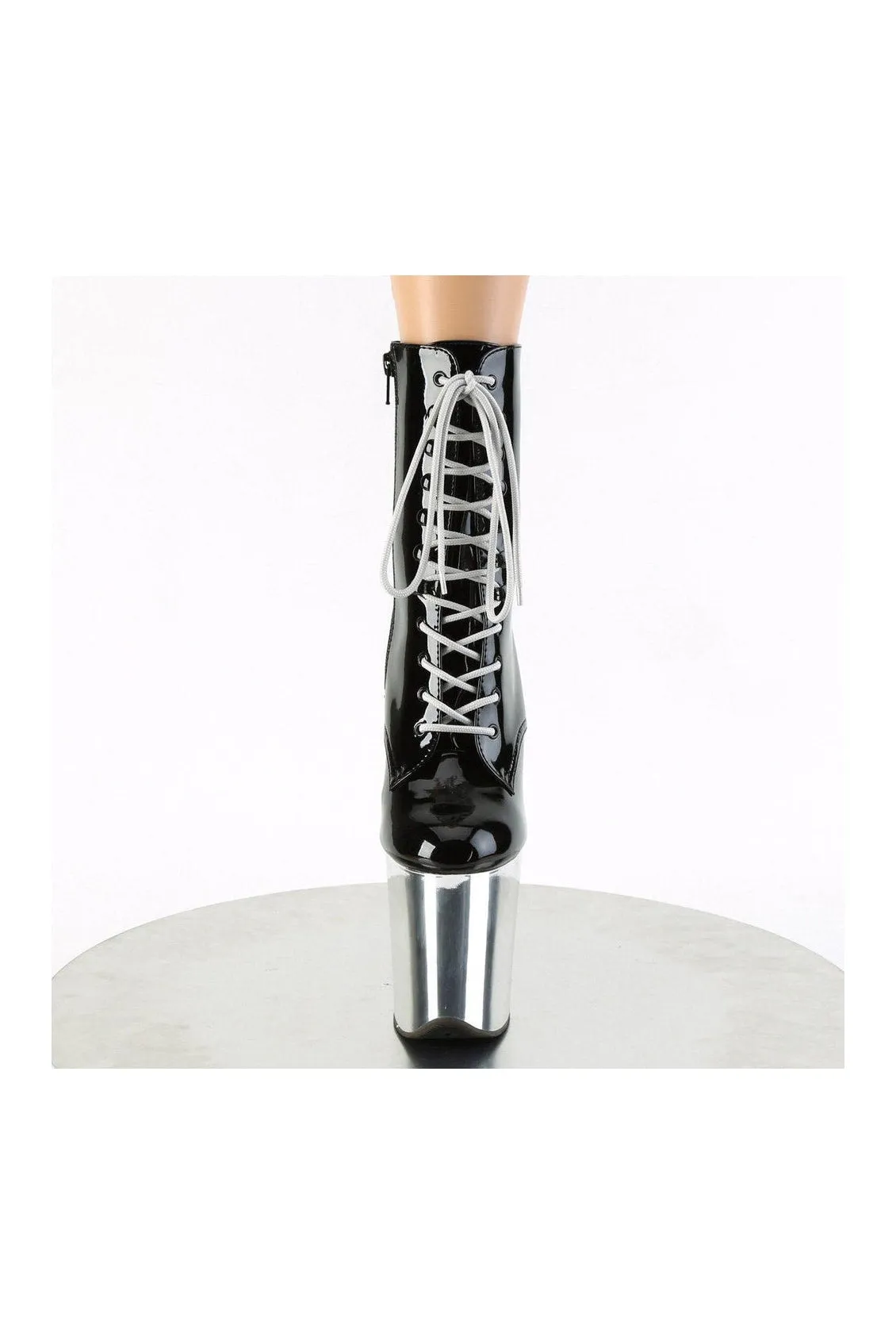 FLAMINGO-1020 Exotic Boot | Black Patent