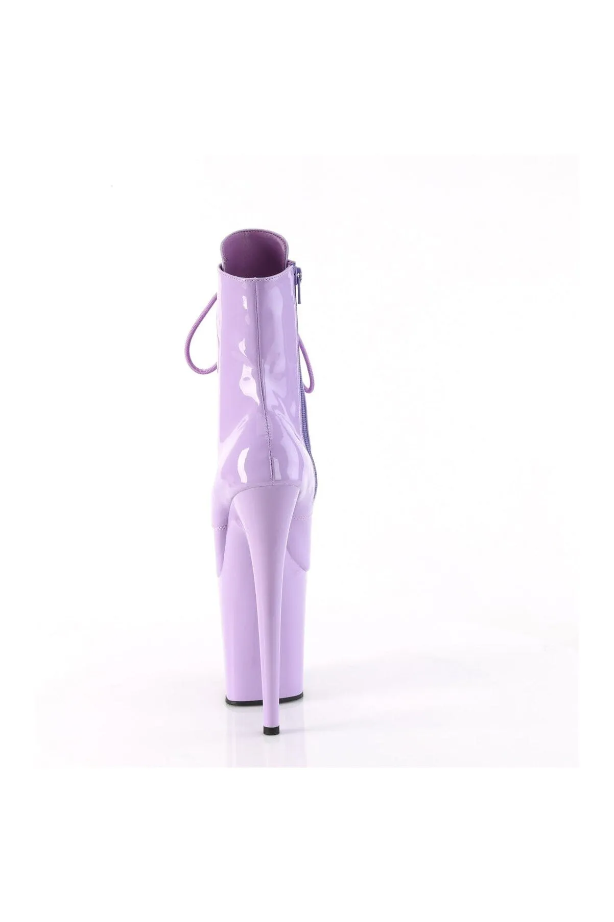 FLAMINGO-1020 Purple Patent Ankle Boot