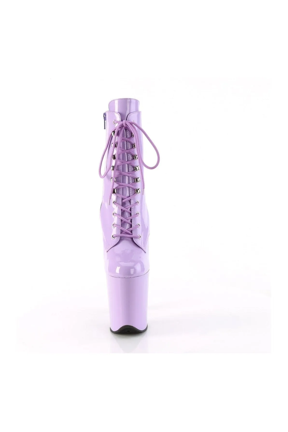 FLAMINGO-1020 Purple Patent Ankle Boot