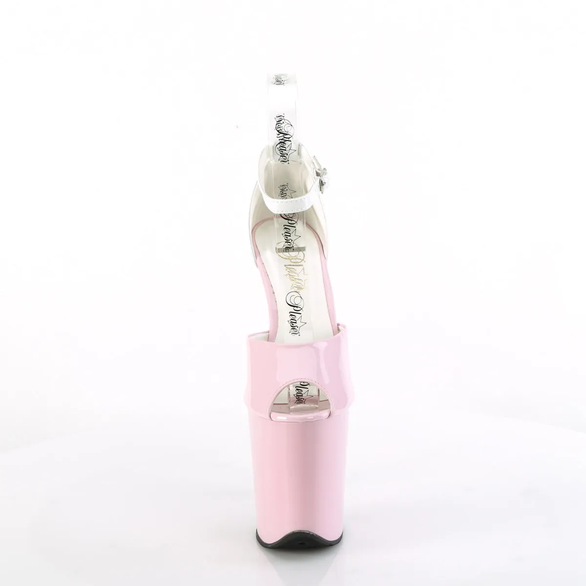 FLAMINGO-868  Baby Pink-White Patent