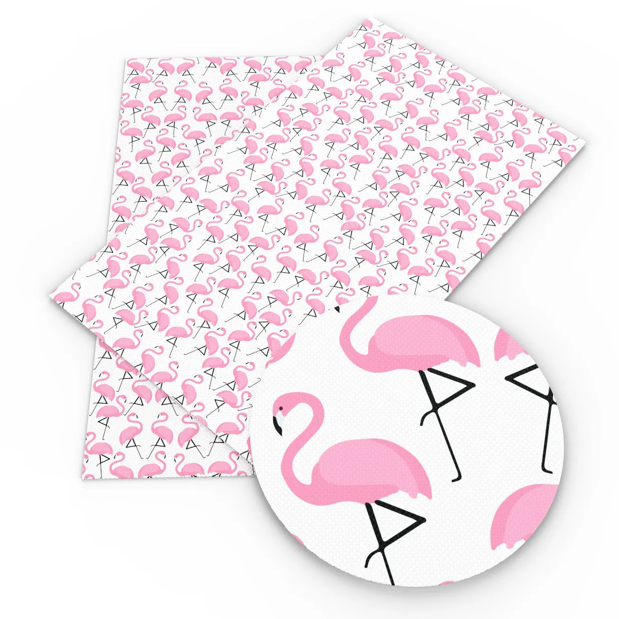 Flamingo Theme Printed Fabric