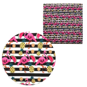 Flamingo Theme Printed Fabric