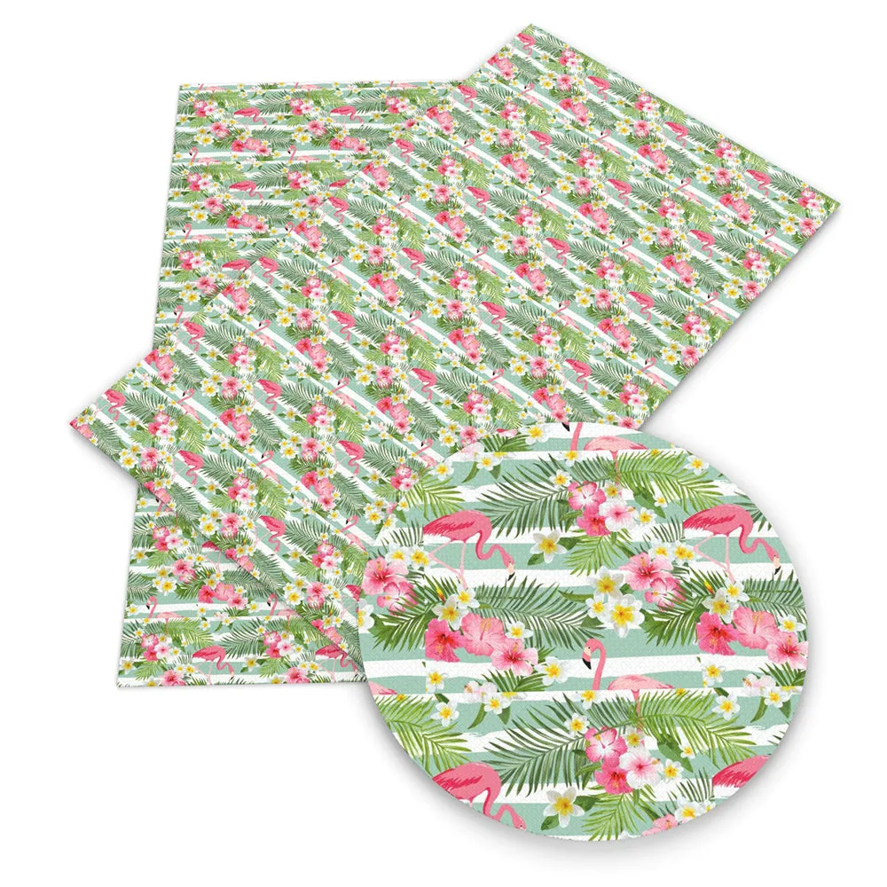 Flamingo Theme Printed Fabric