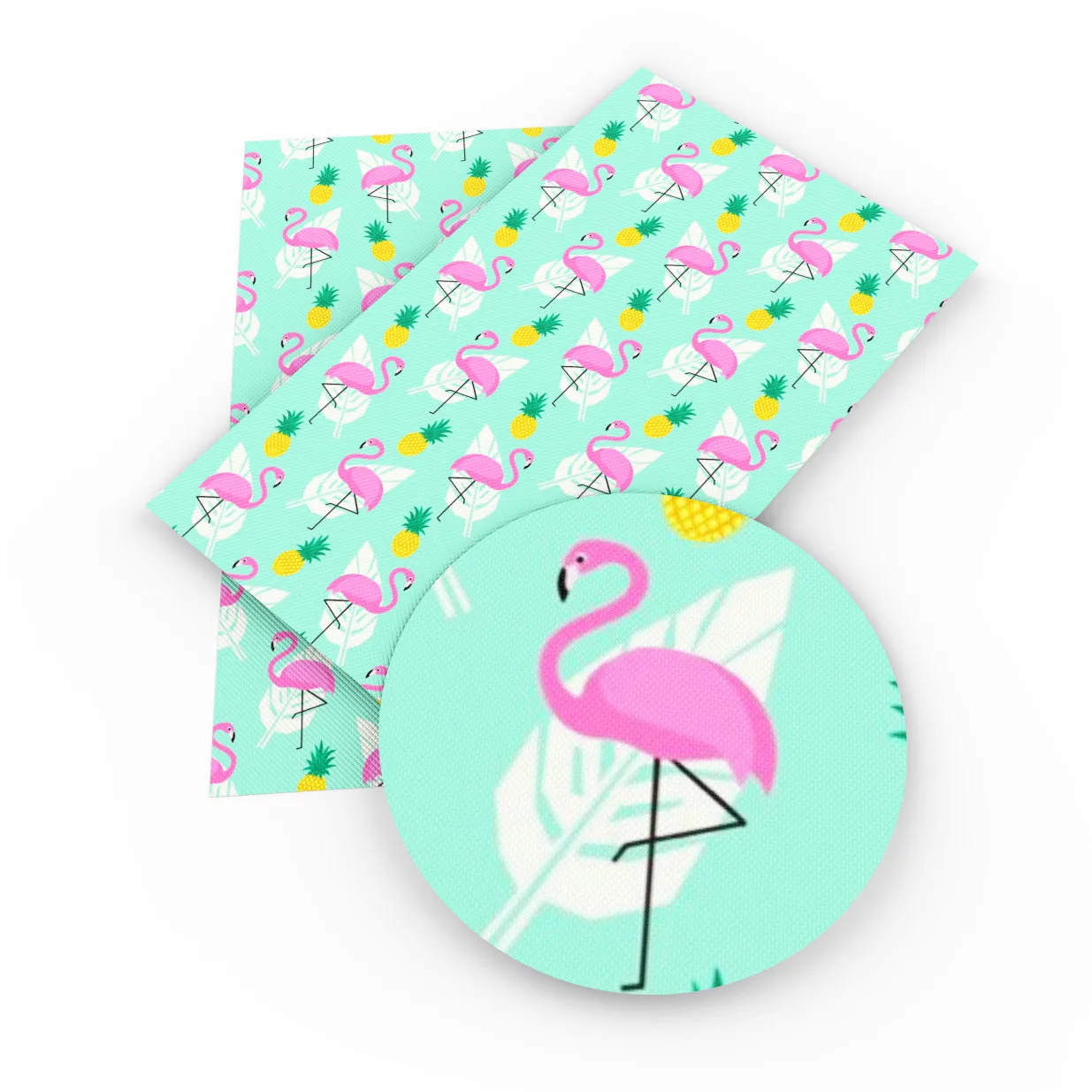 Flamingo Theme Printed Fabric