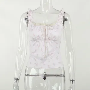 Floral Pink Summer Top
