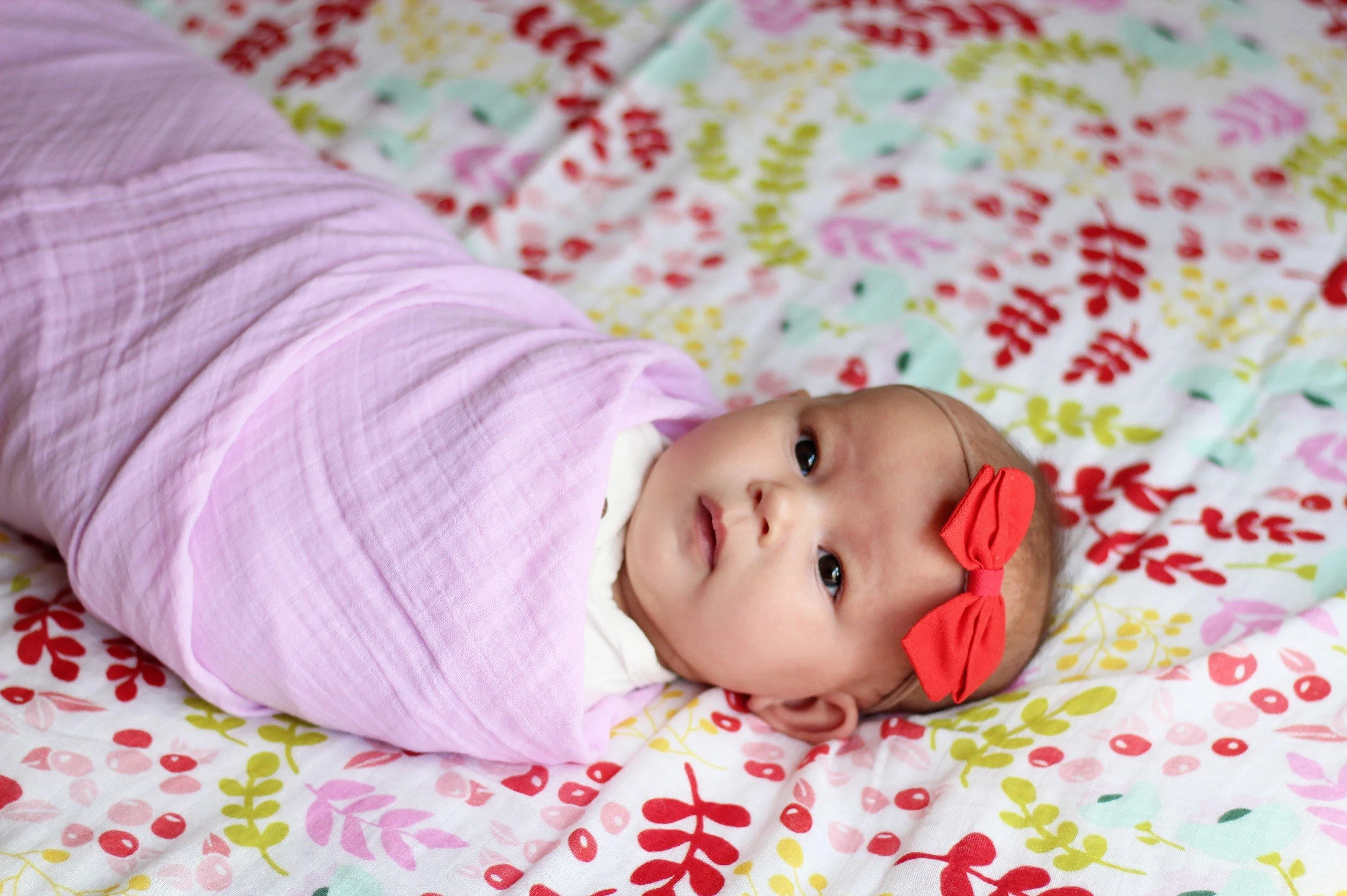*Floral Swaddle