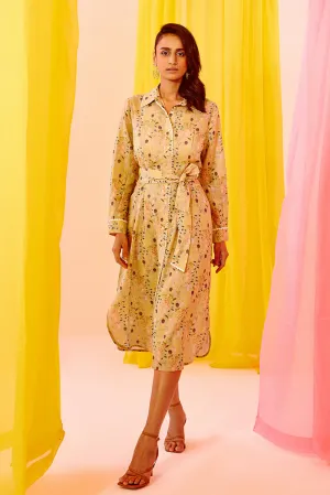 Forever Classic Printed Shirt Dress