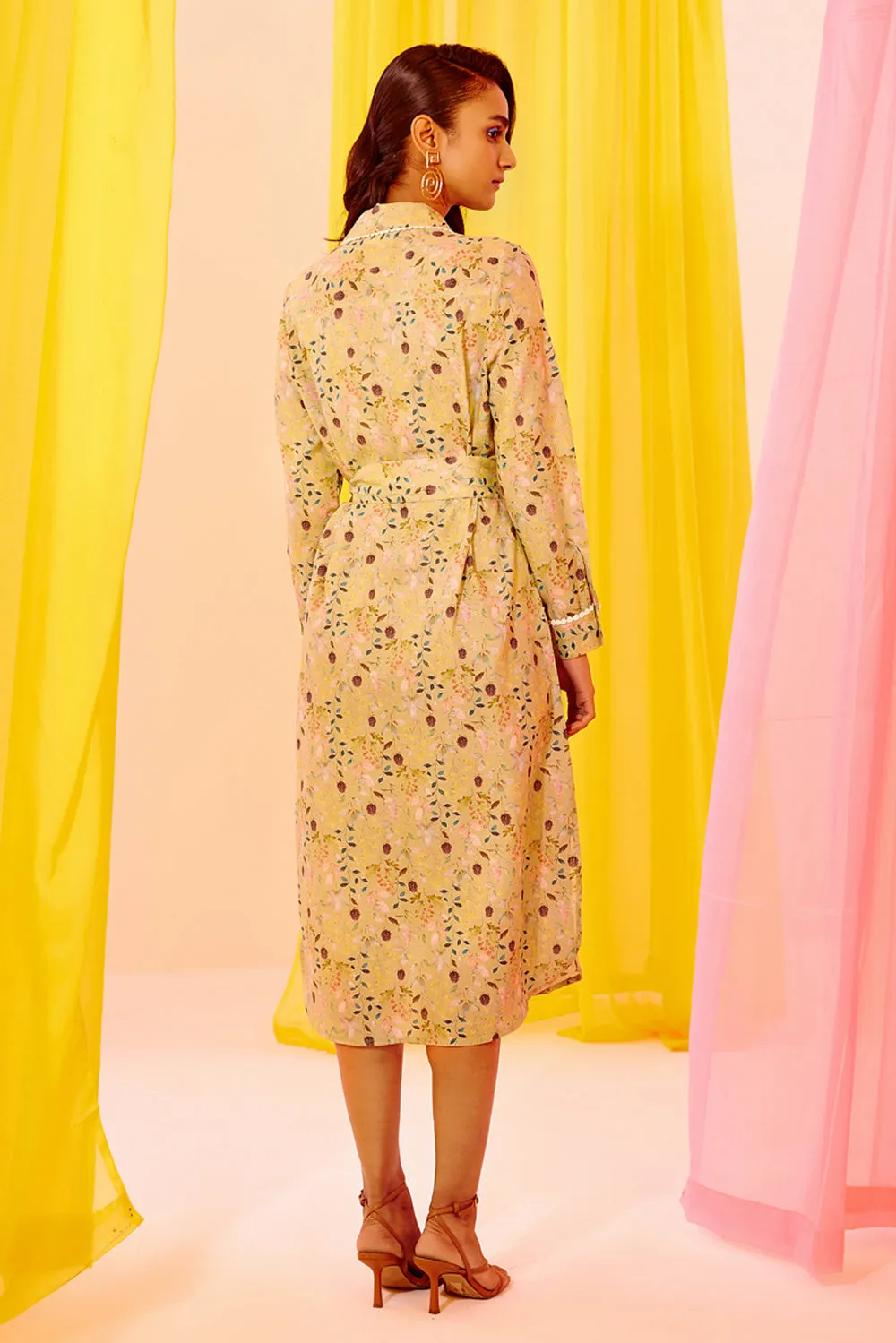 Forever Classic Printed Shirt Dress