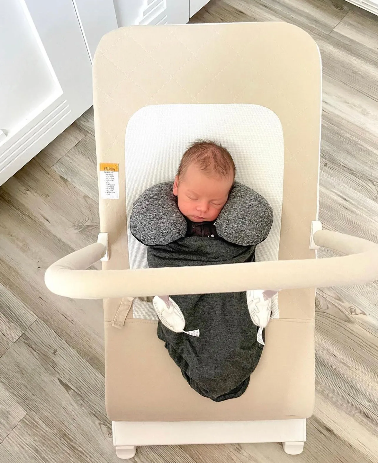 Forever Swaddle   Hat Set: Charcoal