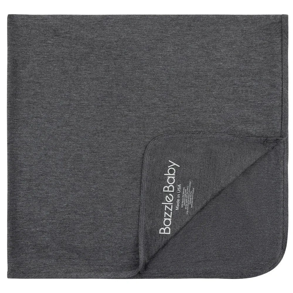 Forever Swaddle   Hat Set: Charcoal