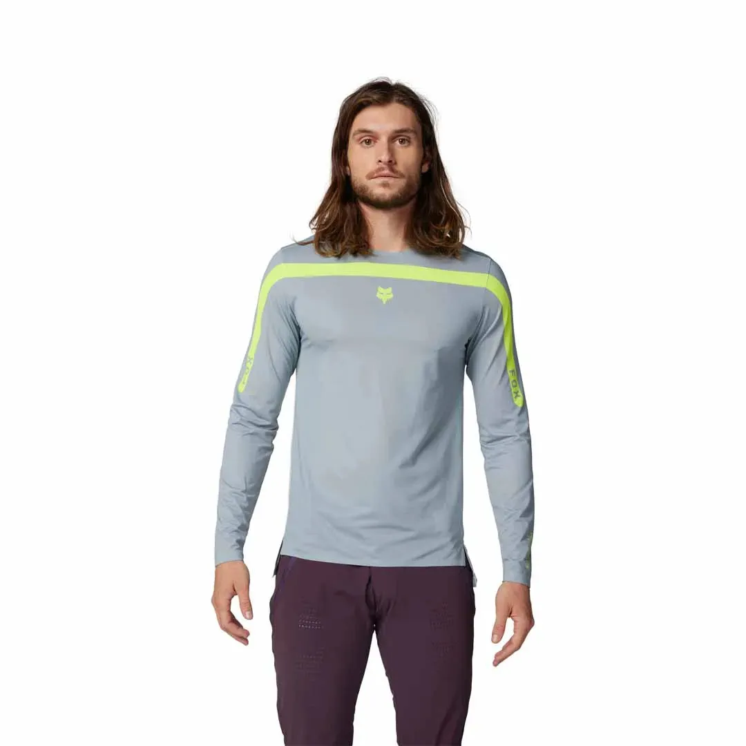 Fox FLEXAIR AVIATION LS Jersey Race Gunmetal