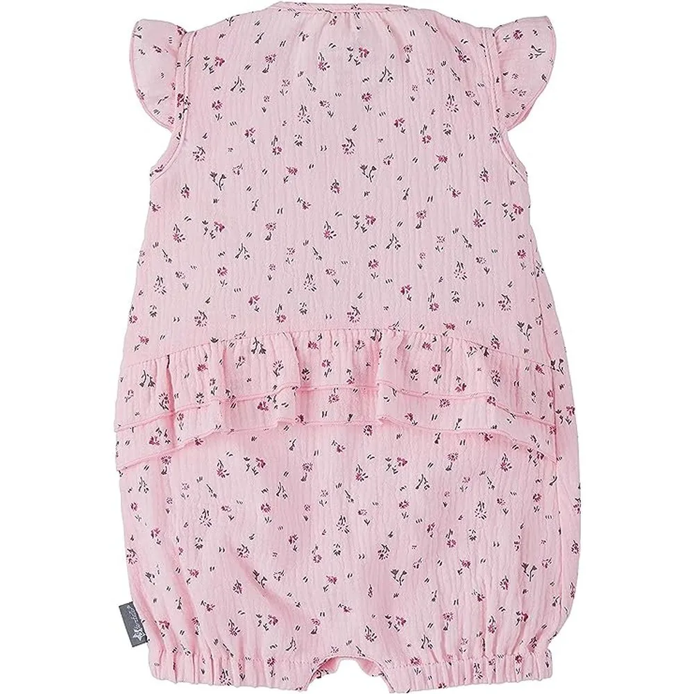 Frill Muslin Playsuit - Floral