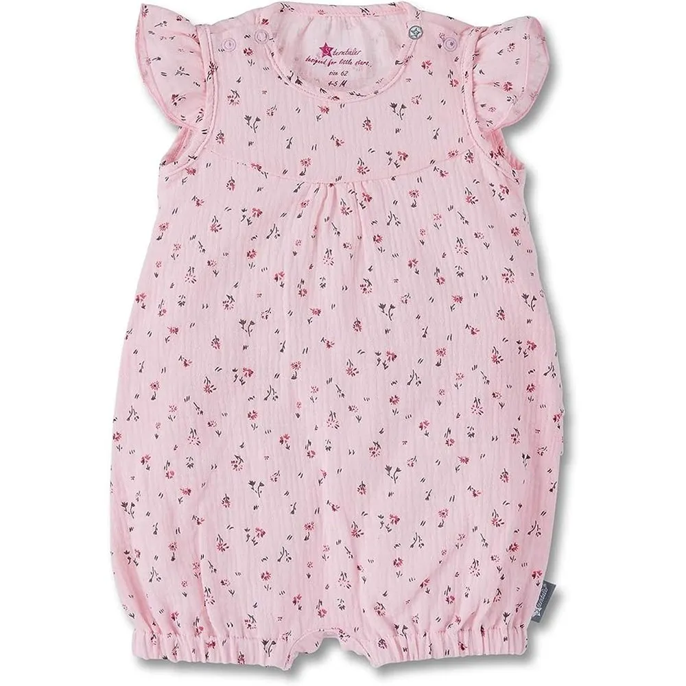 Frill Muslin Playsuit - Floral
