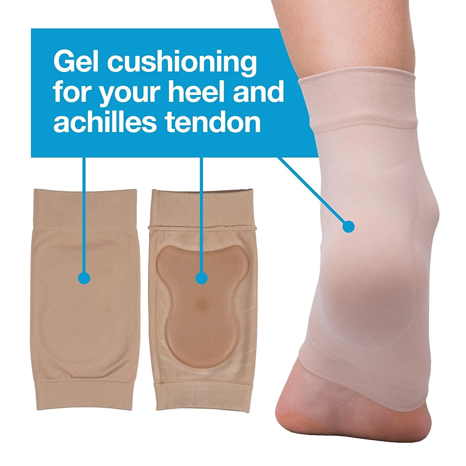 Gel Padded Heel Sleeves
