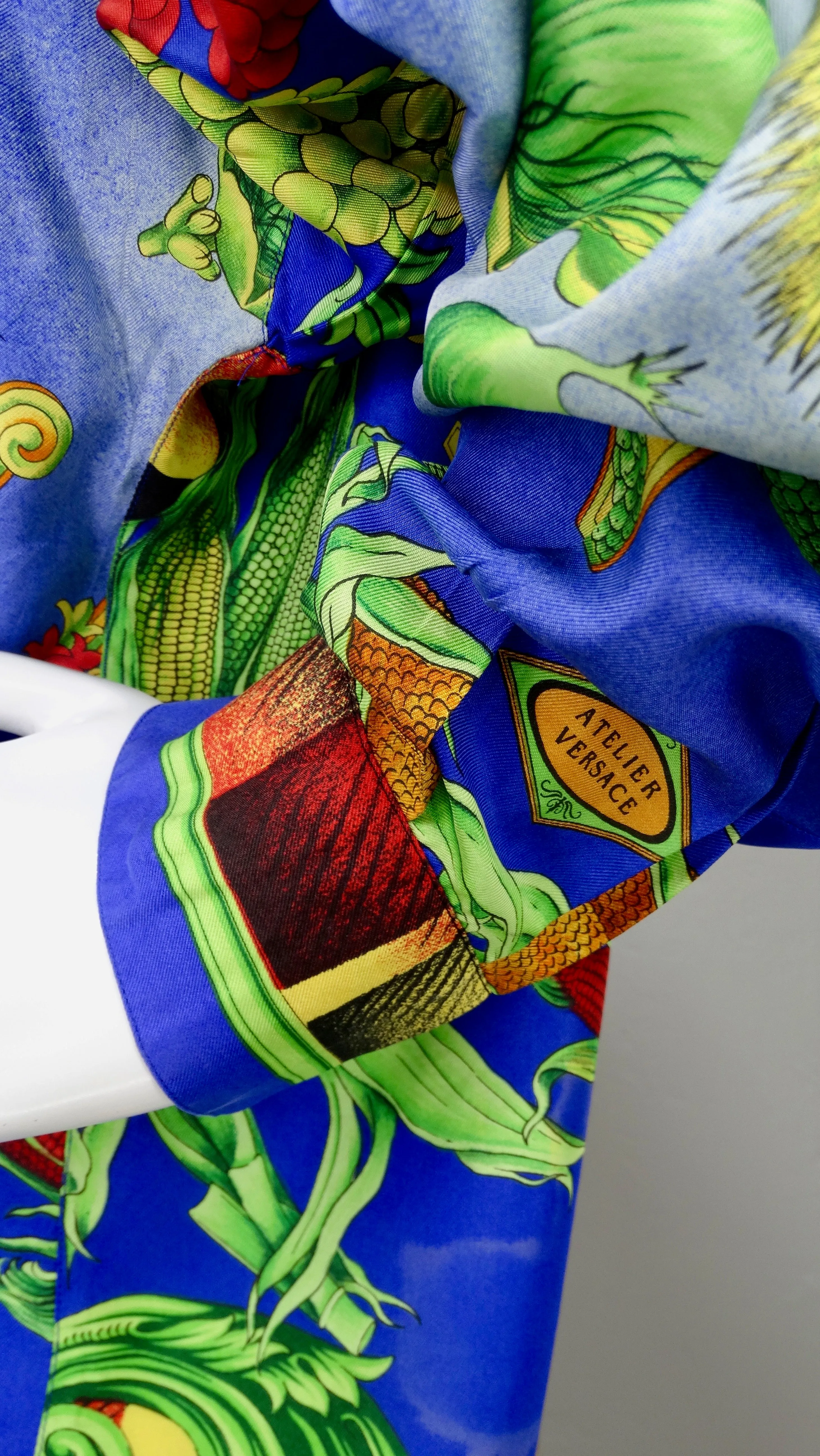 Gianni Versace 1990s "Autumn Nature" Shirt