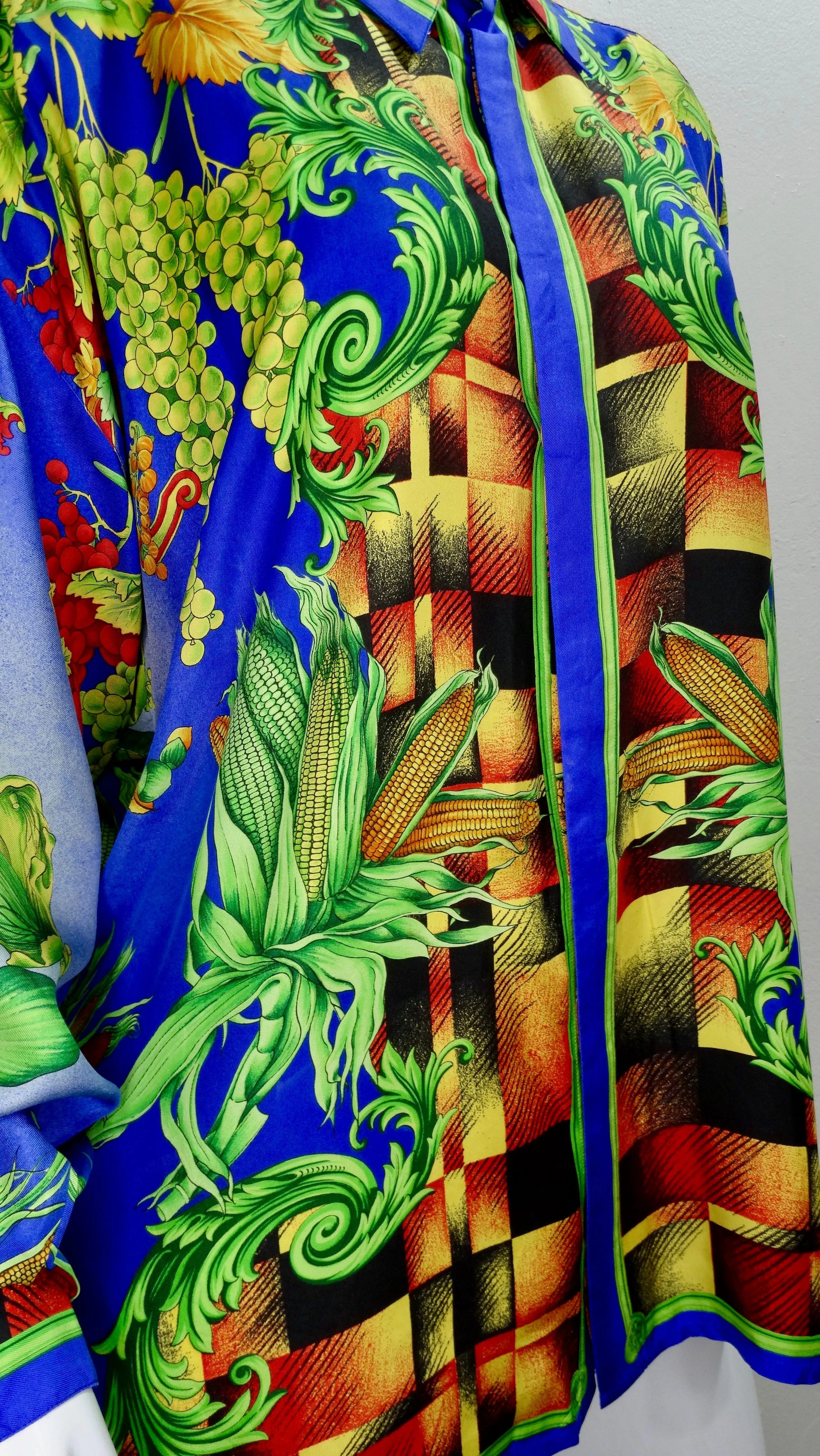 Gianni Versace 1990s "Autumn Nature" Shirt