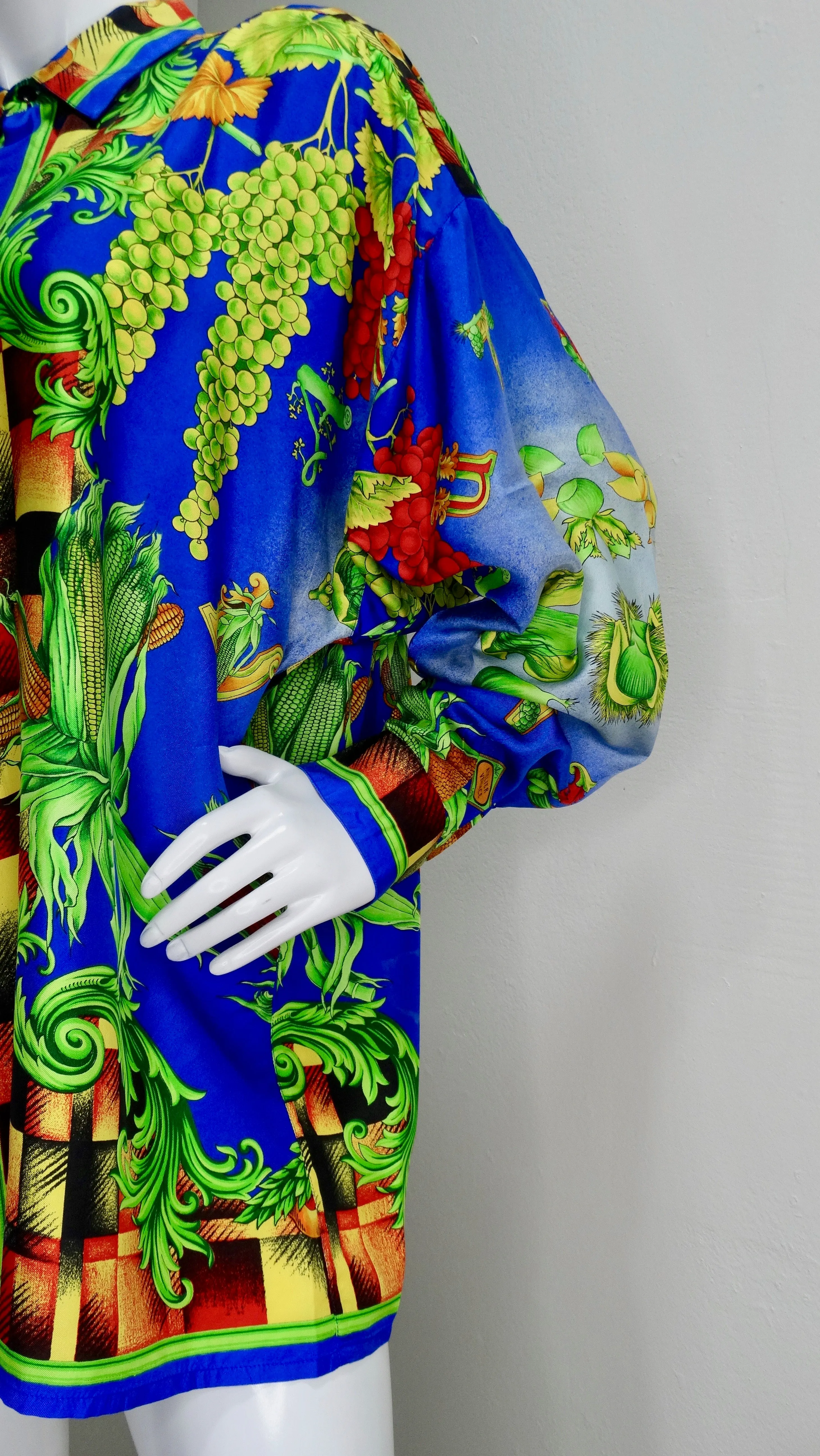 Gianni Versace 1990s "Autumn Nature" Shirt