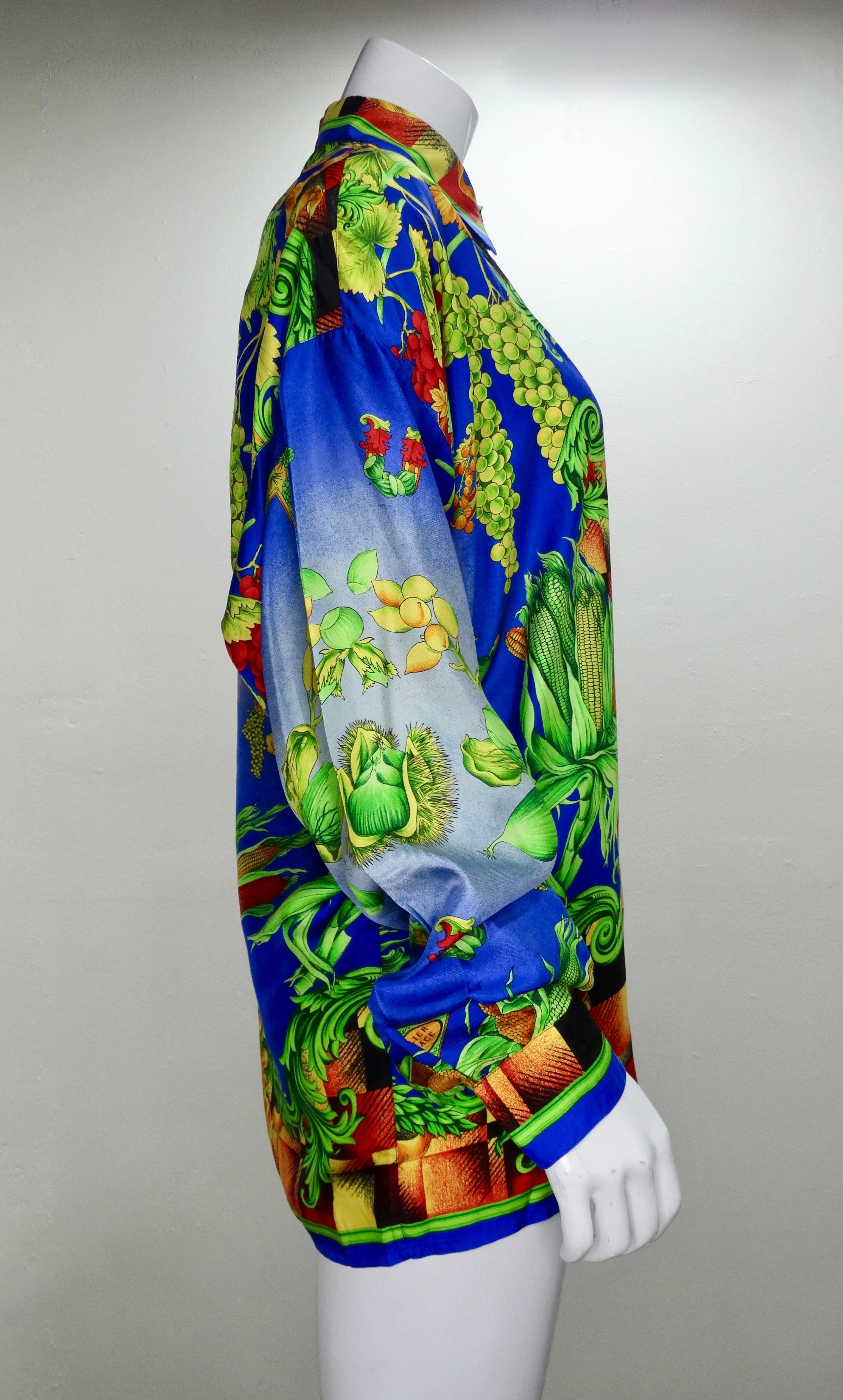 Gianni Versace 1990s "Autumn Nature" Shirt