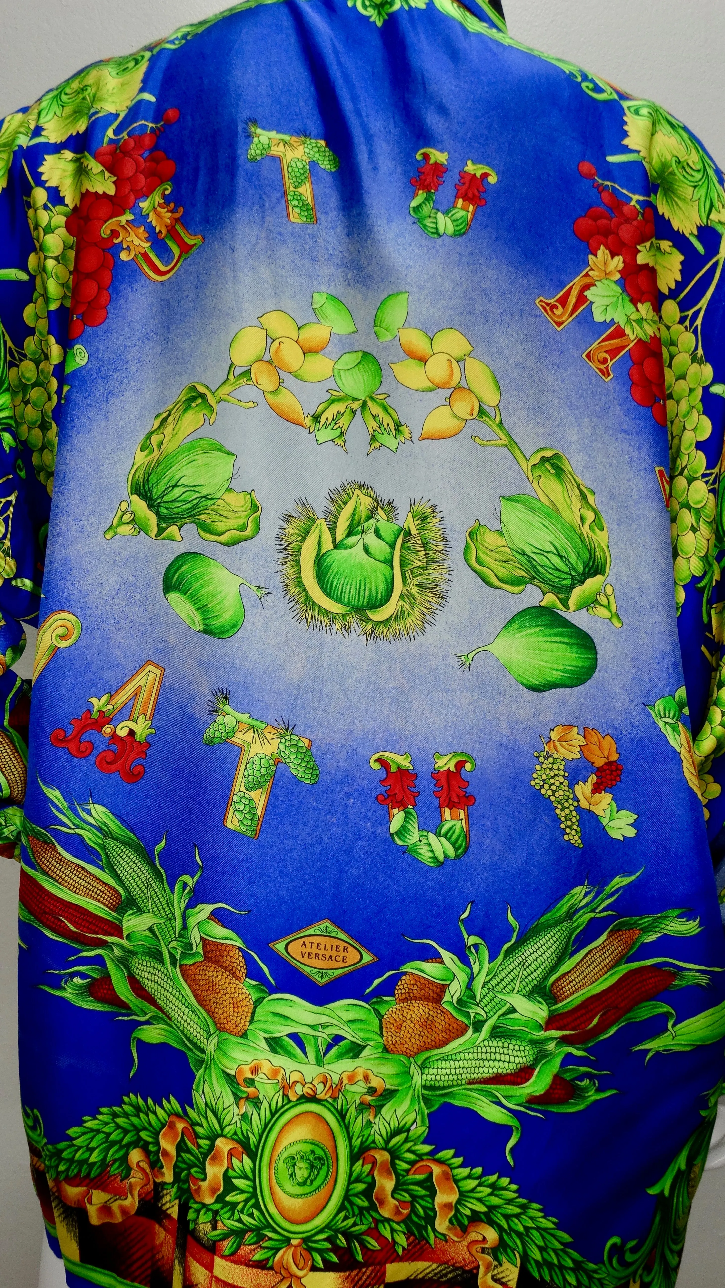 Gianni Versace 1990s "Autumn Nature" Shirt