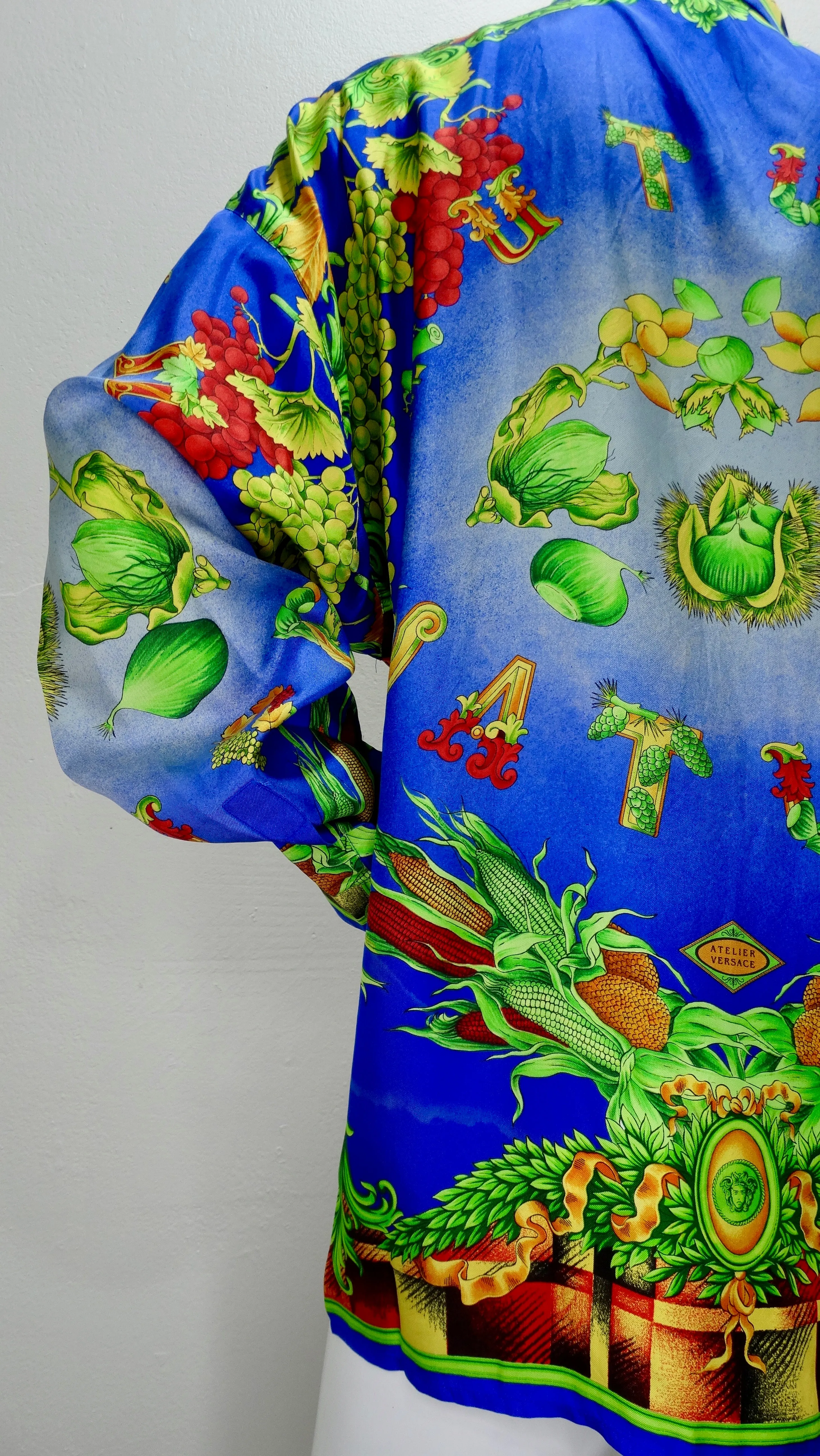 Gianni Versace 1990s "Autumn Nature" Shirt