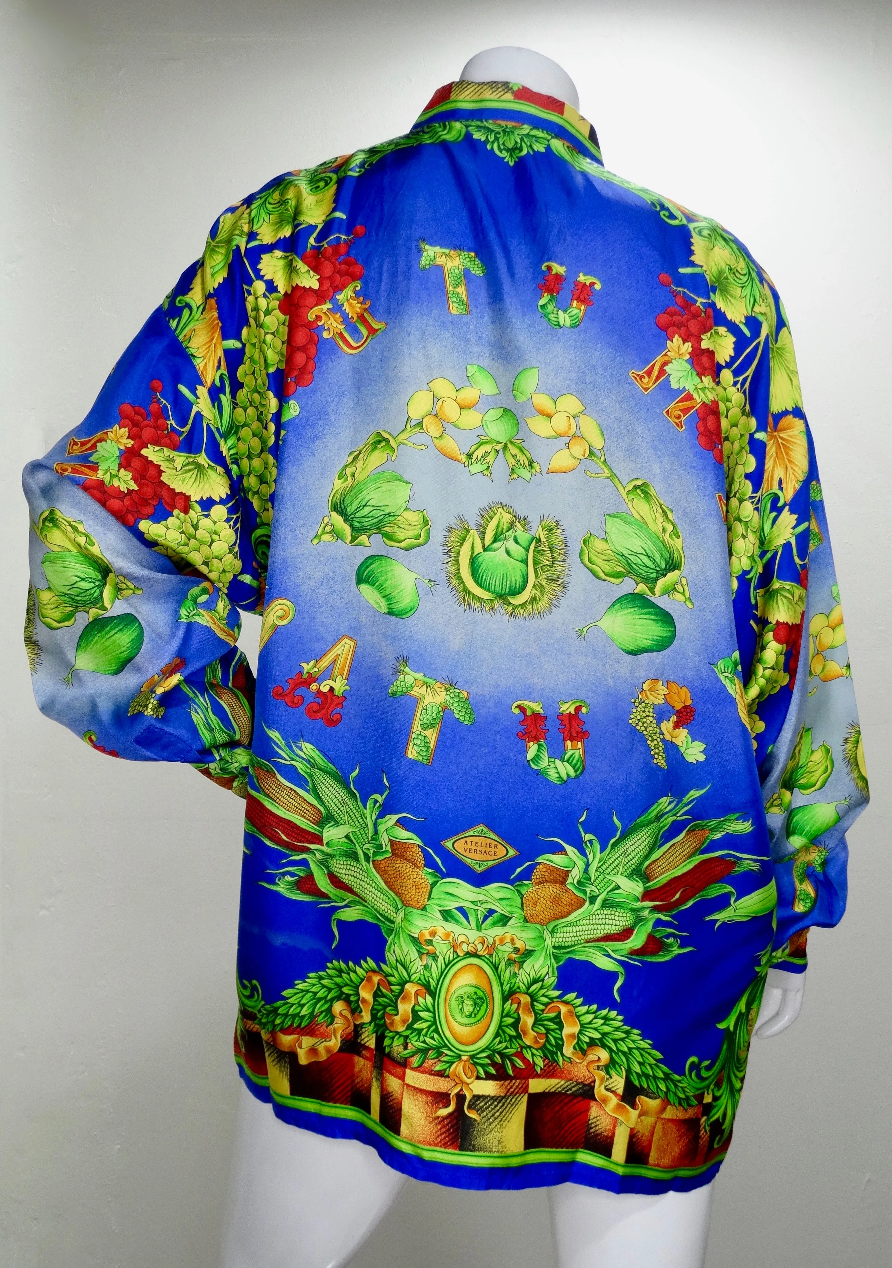 Gianni Versace 1990s "Autumn Nature" Shirt