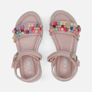 GIRLS CASUAL SLIP-ON SANDALS