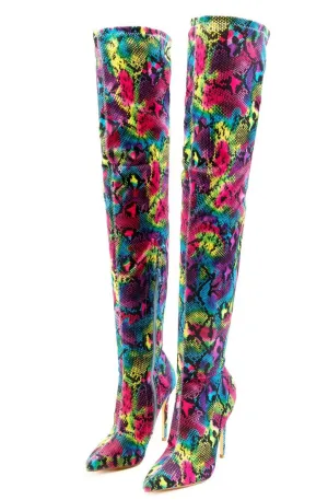 Gisele-7B Thigh High Heel Boot