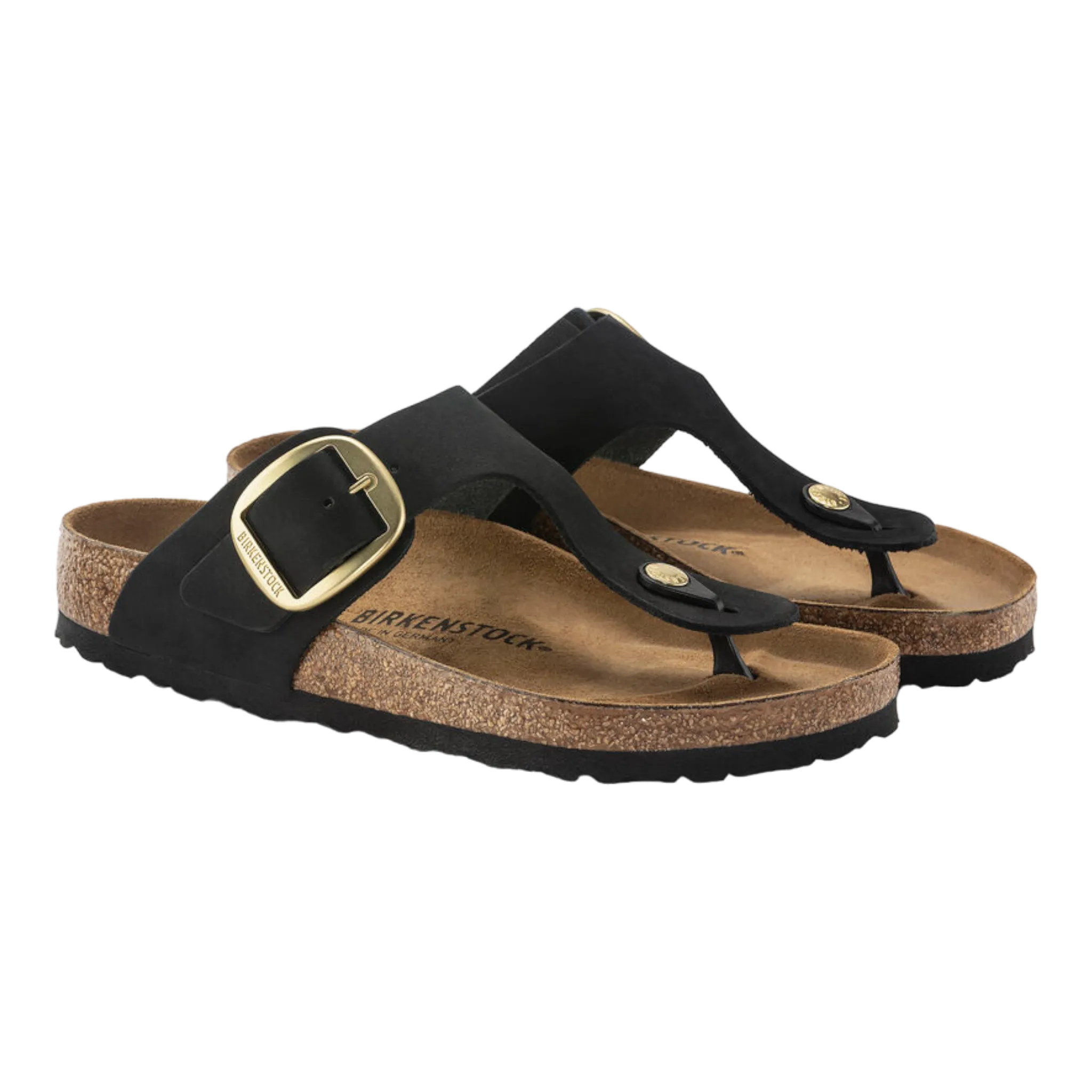 Gizeh Big Buckle Nubuck Leather