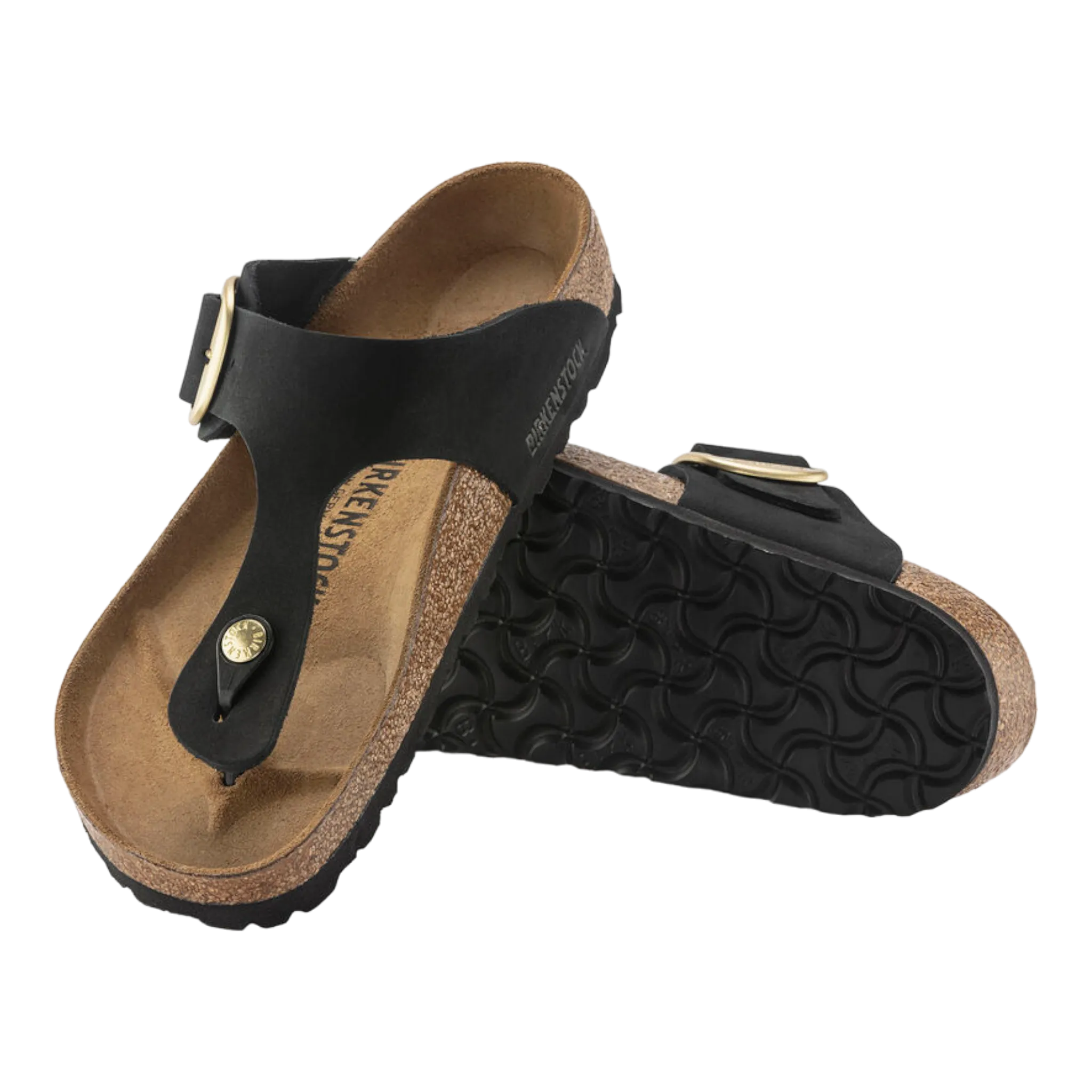 Gizeh Big Buckle Nubuck Leather